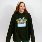 Bunny And Carrots Easter Day Unisex Crewneck T-Shirt Sweatshirt Hoodie