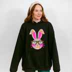 Bunny Glasses Easter Day Unisex Crewneck T-Shirt Sweatshirt Hoodie