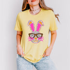 Bunny Glasses Easter Day Unisex Crewneck T-Shirt Sweatshirt Hoodie