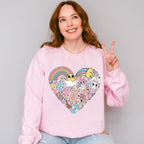 Easter Heart Easter Day Unisex Crewneck T-Shirt Sweatshirt Hoodie