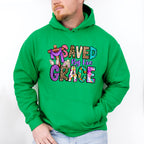 Saved By His Grace Easter Day Unisex Crewneck T-Shirt Sweatshirt Hoodie