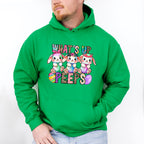 What's Up Peeps Easter Day Unisex Crewneck T-Shirt Sweatshirt Hoodie