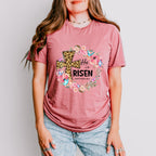 Easter Leopard Cross Easter Squad Special Easter Day Unisex Crewneck T-Shirt Sweatshirt Hoodie