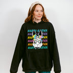 Rainbow Easter Bunny Easter Day Unisex Crewneck T-Shirt Sweatshirt Hoodie