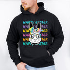 Rainbow Easter Bunny Easter Day Unisex Crewneck T-Shirt Sweatshirt Hoodie