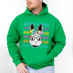 Rainbow Easter Bunny Easter Day Unisex Crewneck T-Shirt Sweatshirt Hoodie