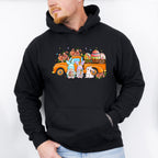 Easter Gnomes And Bunny Easter Day Unisex Crewneck T-Shirt Sweatshirt Hoodie