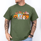 Easter Gnomes And Bunny Easter Day Unisex Crewneck T-Shirt Sweatshirt Hoodie