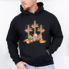 He Is Risen Cross Easter Day Unisex Crewneck T-Shirt Sweatshirt Hoodie