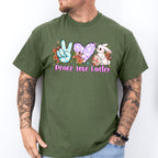Peace Love Easter Easter Day Unisex Crewneck T-Shirt Sweatshirt Hoodie