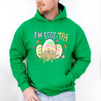 I'm Eggs-Tra Easter Day Unisex Crewneck T-Shirt Sweatshirt Hoodie