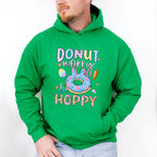 Donut Worry Be Happy Easter Day Unisex Crewneck T-Shirt Sweatshirt Hoodie