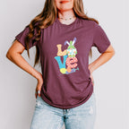 Love Nurse Gnome Easter Day Unisex Crewneck T-Shirt Sweatshirt Hoodie