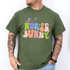 Nurse Bunny Easter Day Unisex Crewneck T-Shirt Sweatshirt Hoodie
