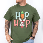 Hip Hop Carrot Rabbit Easter Day Unisex Crewneck T-Shirt Sweatshirt Hoodie