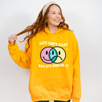 Life Isnt Easy But It's Worth It Good Vibes Theme T-shirt, Hoodie, Sweatshirt