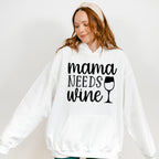Mama Needs Wine Mother's Day Unisex Crewneck T-Shirt Sweatshirt Hoodie