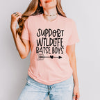 Support Wildlife Raise Boys Mother's Day Unisex Crewneck T-Shirt Sweatshirt Hoodie