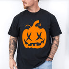 Orange Pumpkin Design - Halloween Unisex Crewneck T-Shirt Sweatshirt Hoodie