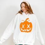 Orange Pumpkin Design - Halloween Unisex Crewneck T-Shirt Sweatshirt Hoodie