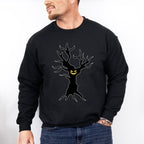 Halloween Tree Design - Halloween Unisex Crewneck T-Shirt Sweatshirt Hoodie