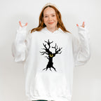 Halloween Tree Design - Halloween Unisex Crewneck T-Shirt Sweatshirt Hoodie