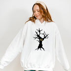 Halloween Tree Design - Halloween Unisex Crewneck T-Shirt Sweatshirt Hoodie