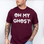 Oh My Ghost Design - Halloween Unisex Crewneck T-Shirt Sweatshirt Hoodie
