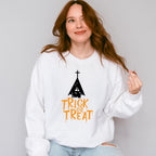 Trick or Treat Design - Halloween Unisex Crewneck T-Shirt Sweatshirt Hoodie