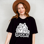 Halloween Spooky Ghost Design - Halloween Unisex Crewneck T-Shirt Sweatshirt Hoodie