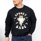 Spooky Babe Design - Halloween Unisex Crewneck T-Shirt Sweatshirt Hoodie