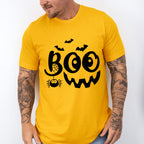 Halloween Boo pumpkin smile face design - Halloween Unisex Crewneck T-Shirt Sweatshirt Hoodie