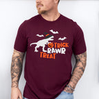 Halloween trick rawr treat tyrannosaurus t-rex dinosaur - Halloween Unisex Crewneck T-Shirt Sweatshirt Hoodie