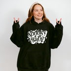 Halloween Spooky Bat Babe Design - Halloween Unisex Crewneck T-Shirt Sweatshirt Hoodie