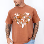 Halloween Heart Boo Pumpkin Design - Halloween Unisex Crewneck T-Shirt Sweatshirt Hoodie