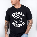 Halloween Spooky Season Ghost Face Design - Halloween Unisex Crewneck T-Shirt Sweatshirt Hoodie