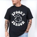Halloween Spooky Season Ghost Face Design - Halloween Unisex Crewneck T-Shirt Sweatshirt Hoodie