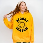 Halloween Spooky Season Ghost Face Design - Halloween Unisex Crewneck T-Shirt Sweatshirt Hoodie