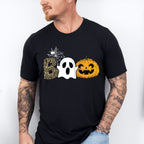 Halloween Boo Spider Design - Halloween Unisex Crewneck T-Shirt Sweatshirt Hoodie