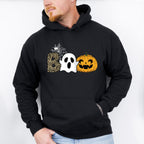 Halloween Boo Spider Design - Halloween Unisex Crewneck T-Shirt Sweatshirt Hoodie