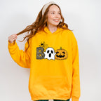 Halloween Boo Spider Design - Halloween Unisex Crewneck T-Shirt Sweatshirt Hoodie