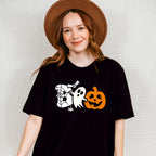 Halloween Boo Pumpkin Ghost spider design - Halloween Unisex Crewneck T-Shirt Sweatshirt Hoodie