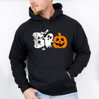 Halloween Boo Pumpkin Ghost spider design - Halloween Unisex Crewneck T-Shirt Sweatshirt Hoodie