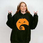 Halloween Pumpkin Face Design - Halloween Unisex Crewneck T-Shirt Sweatshirt Hoodie