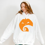 Halloween Pumpkin Face Design - Halloween Unisex Crewneck T-Shirt Sweatshirt Hoodie