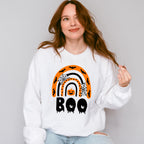 Halloween Spider Wap Boo Rainbow design - Halloween Unisex Crewneck T-Shirt Sweatshirt Hoodie