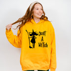 Just A Witch Design - Halloween Unisex Crewneck T-Shirt Sweatshirt Hoodie