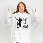 Just A Witch Design - Halloween Unisex Crewneck T-Shirt Sweatshirt Hoodie