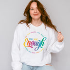 You Are Enough Mental Health Theme T-shirt, Hoodie, Sweatshirt