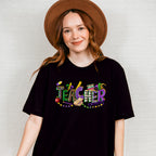 Teacher Mardi Gras Theme T-shirt, Hoodie, Sweatshirt
